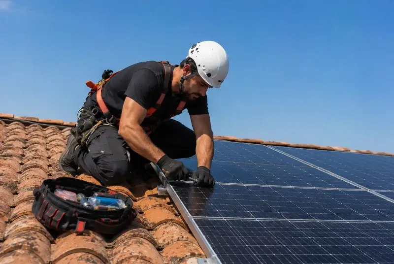 Maintenance et monitoring de panneaux solaires à Tresbœuf