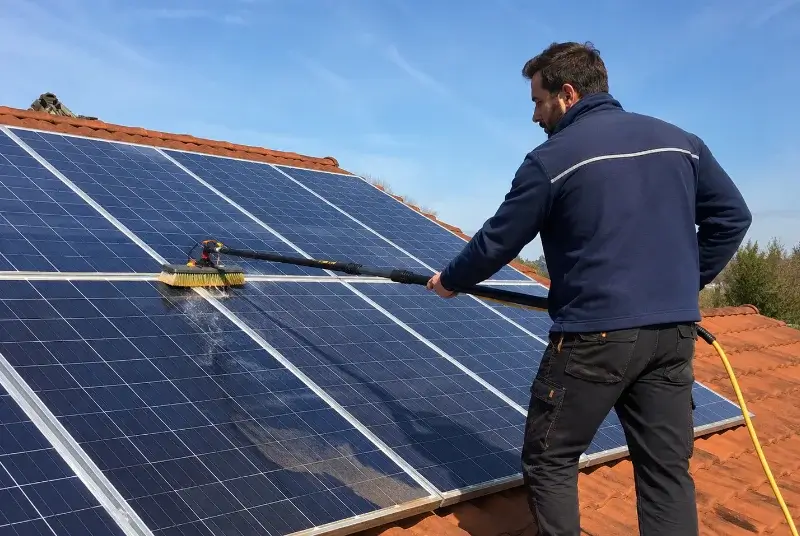 Nettoyage et entretien de panneaux solaires à Tresbœuf